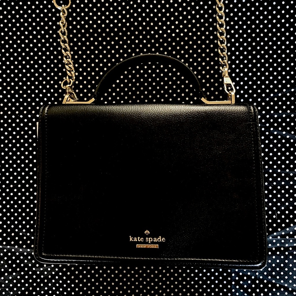 Kate Spade small satchel with gold chain